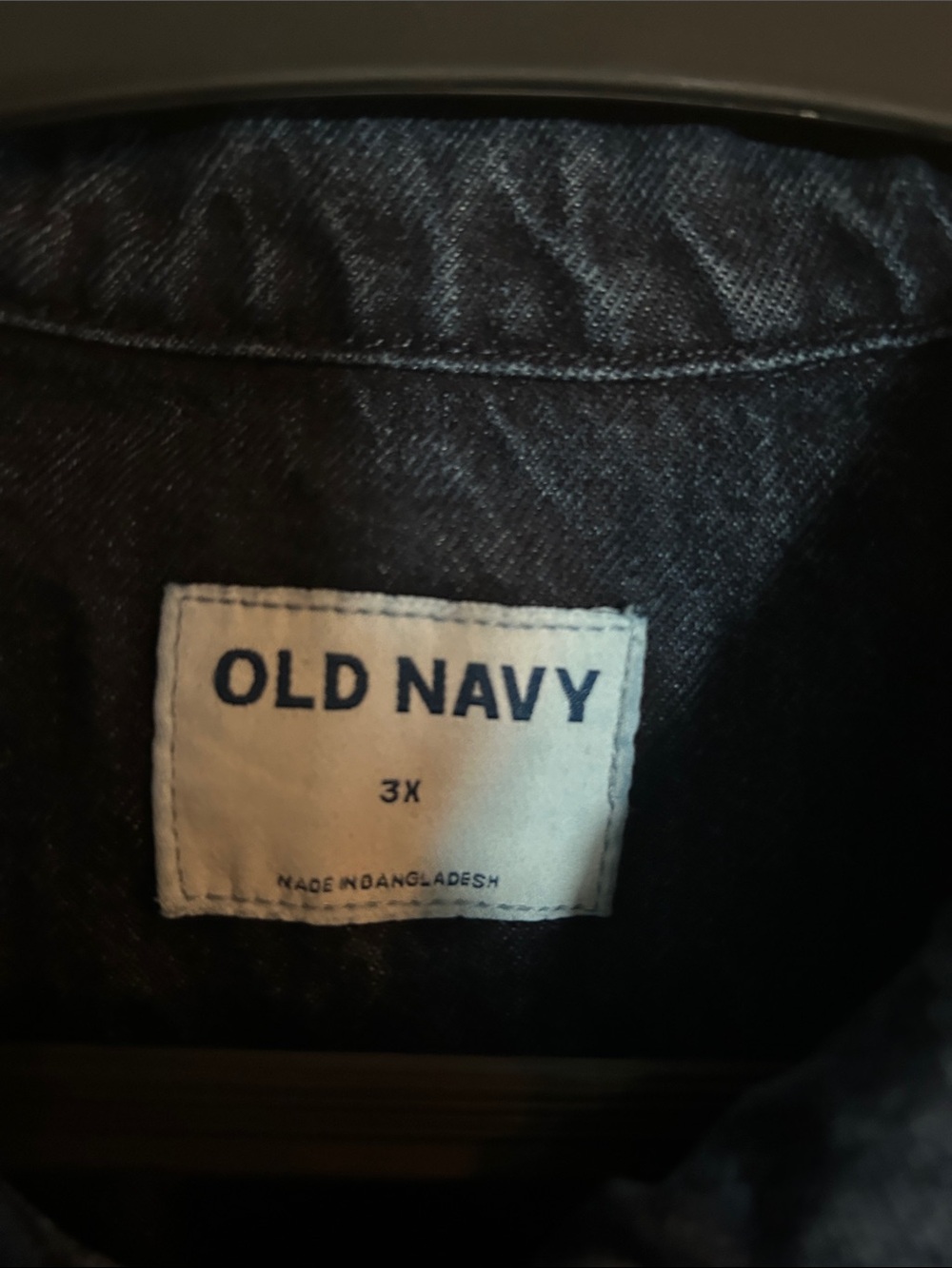 Old Navy Dark Indigo Denim Shirt Jacket - Picture 10 of 10